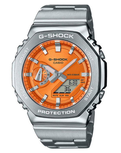 Picture of Casio G-Shock Orange Dial Watch for Men (GM-2110D-4A)