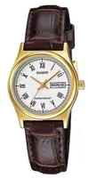 Picture of Casio Enticer Day Date Golden Ladies Belt Watch LTP-V006GL-7BUDF