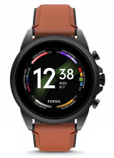 Picture of Fossil FTW4062V Gen 6 Brown Leather Men’s Smart Watch