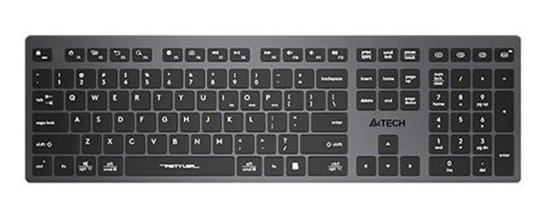 Picture of A4Tech FBX50C Fstyler Scissor Switch Multimode Rechargeable Wireless Keyboard