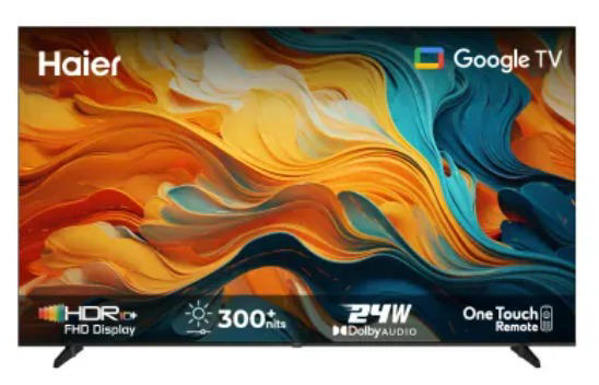 Picture of Haier 43 Inch FHD Bezel-Less Google TV (H43K85FFX)