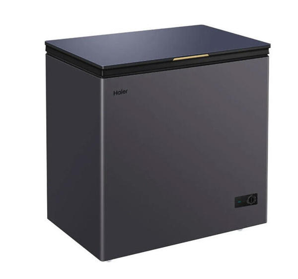 Picture of Haier 200L Glass Door Chest Freezer (HCF-230SGM)-Premium Ash Blue