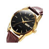 Picture of Olevs 6898 Luxury Leather Strap Quartz Men’s Watch – Brown Black