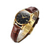 Picture of Olevs 6898 Luxury Leather Strap Quartz Men’s Watch – Brown Black