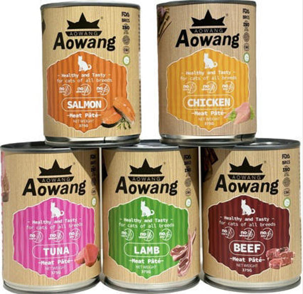 Picture of Aowang 375g Canned Cat Food for All Flavor