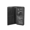 Picture of Handcrafted Maroon Streak Leather Long Wallet SB-W244
