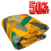 Picture of Economic Semi-Double European Cube Style Winter Comforter, 60*84 in / 5*7 ft (Mustard Art)