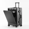 Picture of Nan Xiang 007 20 Inch Expandable Large Capacity Handle Spinner TSA Lock Laptop Travel Trolley Suitcase Luggage - Black