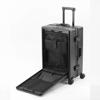 Picture of Nan Xiang 007 20 Inch Expandable Large Capacity Handle Spinner TSA Lock Laptop Travel Trolley Suitcase Luggage - Black