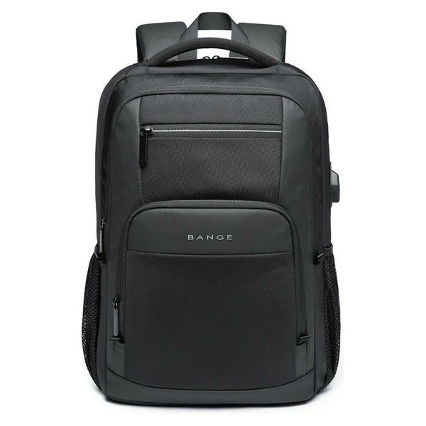 Picture of BANGE BG-1921 Bag External USB Port 15.6 Inch Laptop Backpack – Black