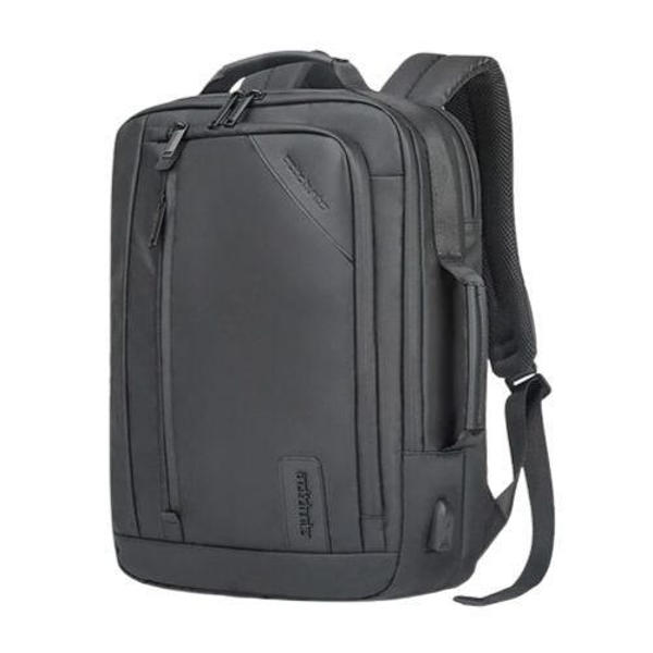 Picture of Arctic Hunter 1500346 Business Bag Office Laptop Travel USB Port Backpack - Black
