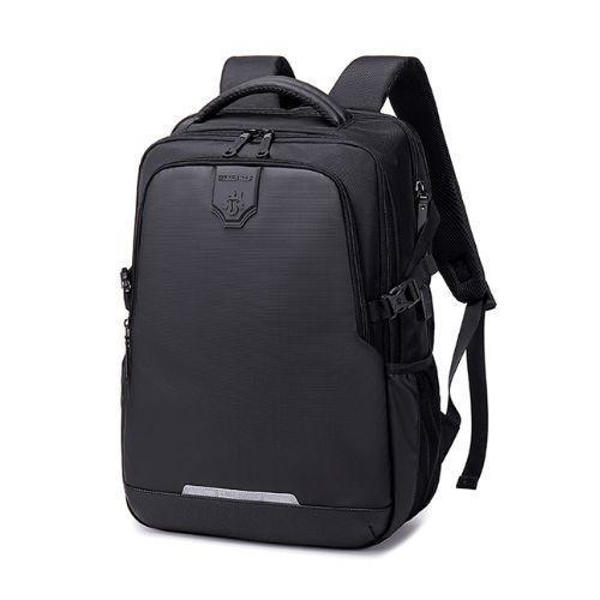 Picture of Golden Wolf GB00444 15.6-inch Laptop Multi-function Backpack with USB Port - Black
