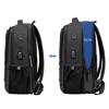 Picture of Golden Wolf GB00402 Water Resistant Laptop Business and Travel Backpack - Black