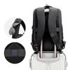 Picture of Golden Wolf GB00402 Water Resistant Laptop Business and Travel Backpack - Black