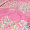 Picture of King Size Economic Winter Comforter with European Cube Design, 84*90 in / 7*7.5 ft (Soft Pink)