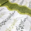 Picture of King Size Exclusive Cotton Fabric Winter Comforter with European Cube Design, 84*90 in / 7*7.5 ft (Emerald Green)