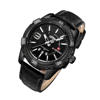Picture of NAVIFORCE NF9117 PU Leather Analog Watch for Men - Black