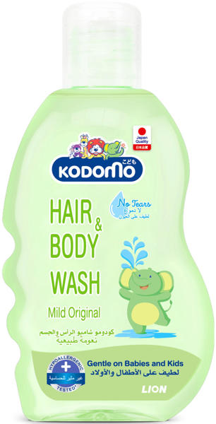 Picture of Kodomo Hair & Body Wash Mild Original 200 ml
