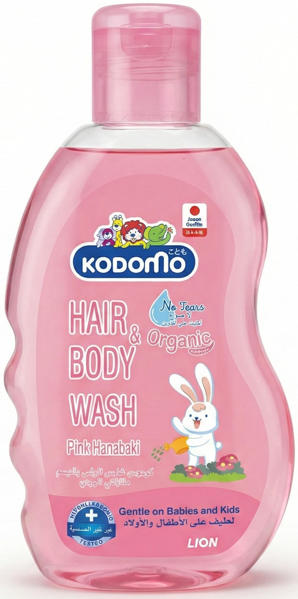 Picture of Kodomo Hair & Body Wash Pink Hanabaki 200 ml
