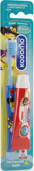 Picture of Kodomo Baby Toothbrush with Toothpaste 6+ years