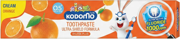 Picture of Kodomo Cream Toothpaste Orange 40 gm