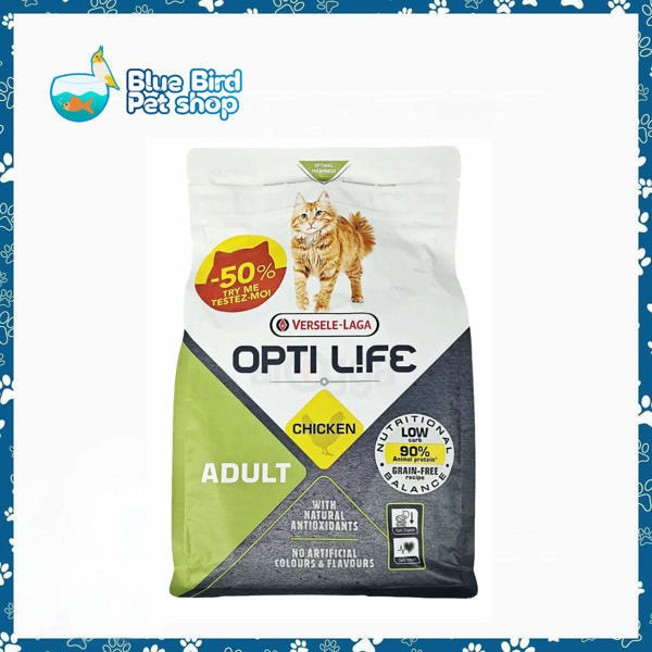 Picture of Versele-Laga Opti-Life Grain Free Super Premium Cat Food Adult Chicken 1KG