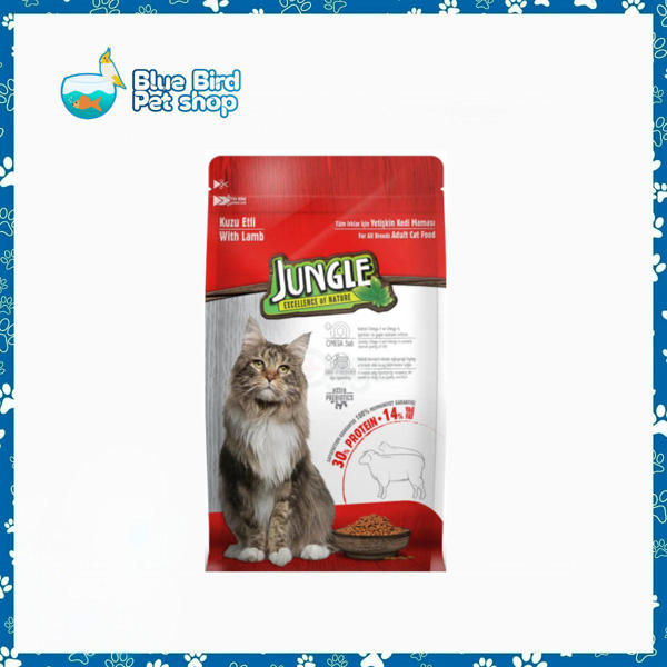 Picture of Jungle Adult Dry Cat Food Lamb 500gm