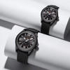 Picture of NAVIFORCE NF9256 Green Silicone Strap Unique Standard Design High Quality Quartz Watch For Couple