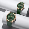 Picture of NAVIFORCE NF9256 Green Silicone Strap Unique Standard Design High Quality Quartz Watch For Couple