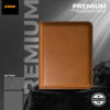 Picture of Zays Premium Leather Super Slim Card Holder - Handcrafted Durable Stylish - Credit And Debit Card Holder Slim card holder for Travel And Everyday Use (ZCW107-Brown)