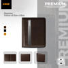 Picture of Zays Premium Leather Super Slim Card Holder - Handcrafted Durable Stylish - Credit And Debit Card Holder Slim card holder for Travel And Everyday Use (ZCW108-Chocolate)
