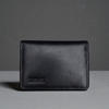 Picture of Zays Premium Leather Magnetic Card Holder - Slim and Eco-Friendly Mini Wallet for Unisex - Handmade Secure Compact and Stylish Design (ZCW109 - Black)