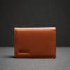 Picture of Zays Premium Leather Magnetic Card Holder - Slim and Eco-Friendly Mini Wallet for Unisex - Handmade Secure Compact and Stylish Design (ZCW110 - Brown - I)