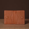 Picture of Zays Premium Leather Magnetic Card Holder - Slim and Eco-Friendly Mini Wallet for Unisex - Handmade Secure Compact and Stylish Design (ZCW110 - Brown - I)