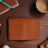 Picture of Zays Premium Leather Magnetic Card Holder - Slim and Eco-Friendly Mini Wallet for Unisex - Handmade Secure Compact and Stylish Design (ZCW110 - Brown - I)