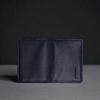Picture of Zays Premium Leather Magnetic Card Holder - Slim and Eco-Friendly Mini Wallet for Unisex - Handmade Secure Compact and Stylish Design (ZCW111 - Navy)
