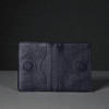 Picture of Zays Premium Leather Magnetic Card Holder - Slim and Eco-Friendly Mini Wallet for Unisex - Handmade Secure Compact and Stylish Design (ZCW111 - Navy)