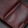 Picture of Zays Premium Leather Magnetic Card Holder - Slim and Eco-Friendly Mini Wallet for Unisex - Handmade Secure Compact and Stylish Design (ZCW112 - Antique Brown)