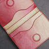 Picture of Zays Premium Leather Magnetic Card Holder - Slim and Eco-Friendly Mini Wallet for Unisex - Handmade Secure Compact and Stylish Design (ZCW116 Pink Cream Mix)