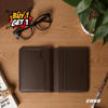 Picture of Zays Special Buy1 Get1 Offer - Premium Leather Belt and Card Holder - Huge Savings on Quality Leather Accessories (ZCW108-ZMB102-Chocolate)