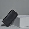 Picture of Zays Premium Genuine Leather Long Wallet for Unisex - Elegant Design Spacious Card and Mobile Slots - Durable Full Grain Leather (ZLW105-Black-II)