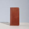 Picture of Zays Premium Genuine Leather Long Wallet for Unisex - Elegant Design Spacious Card and Mobile Slots - Durable Full Grain Leather (ZLW106-Brown)