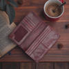 Picture of Zays Handcrafted Premium Eco Friendly Leather Long Wallet for Mobile and Many things - Slim Durable and Stylish Wallet for Unisex - Top-Grain Leather Compact and Lightweight (ZLW108-Antique Brown)
