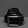 Picture of Zays Handcrafted Genuine Leather Belt for Men – Premium Quality, Adjustable, Stylish & Durable (BS103-BC101-Black)