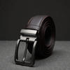 Picture of Zays Handcrafted Genuine Leather Belt for Men – Premium Quality, Adjustable, Stylish & Durable (BS104-BC101-Chocolate)