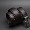 Picture of Zays Handcrafted Genuine Leather Belt for Men – Premium Quality, Adjustable, Stylish & Durable (BS104-BC101-Chocolate)