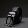 Picture of Zays Handcrafted Genuine Leather Belt for Men – Premium Quality, Adjustable, Stylish & Durable (BS103-BC102-Black)