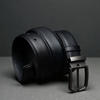 Picture of Zays Handcrafted Genuine Leather Belt for Men – Premium Quality, Adjustable, Stylish & Durable (BS103-BC102-Black)