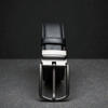 Picture of Zays Handcrafted Genuine Leather Belt for Men – Premium Quality, Adjustable, Stylish & Durable (BS103-BC102-Black)