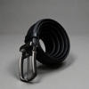 Picture of Zays Handcrafted Genuine Leather Belt for Men – Premium Quality, Adjustable, Stylish & Durable (BS103-BC102-Black)